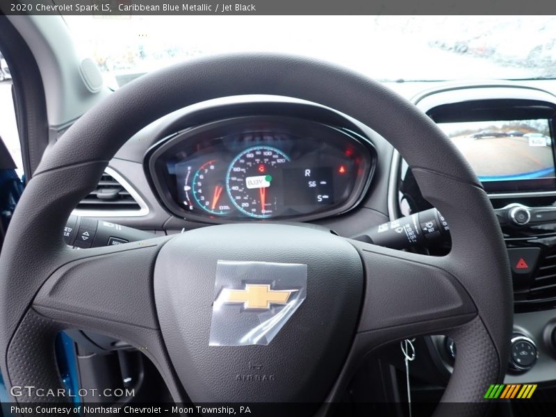 Caribbean Blue Metallic / Jet Black 2020 Chevrolet Spark LS