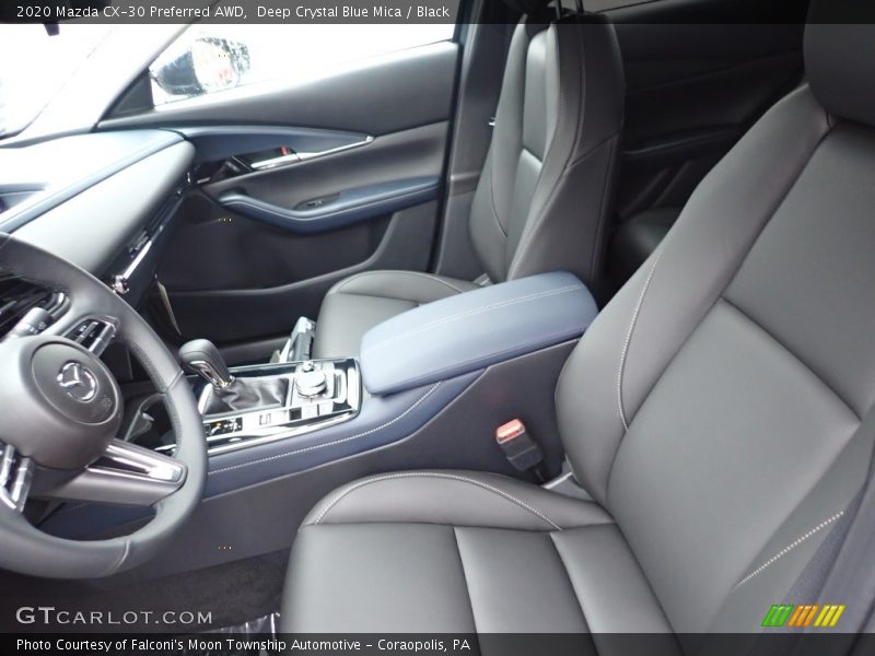 Deep Crystal Blue Mica / Black 2020 Mazda CX-30 Preferred AWD