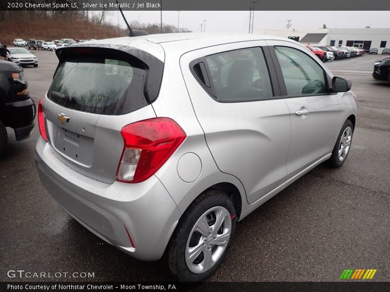 Silver Ice Metallic / Jet Black 2020 Chevrolet Spark LS