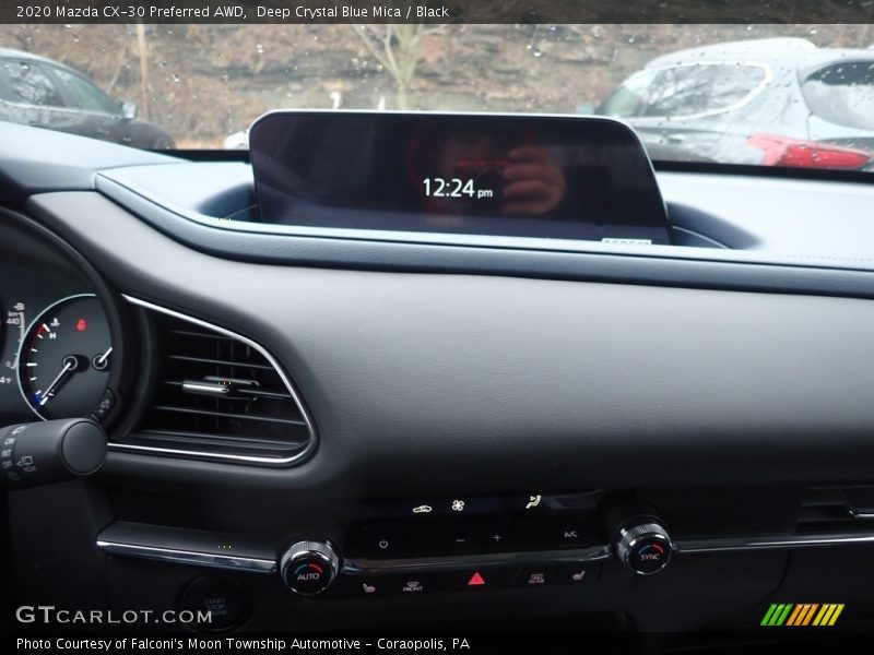 Deep Crystal Blue Mica / Black 2020 Mazda CX-30 Preferred AWD