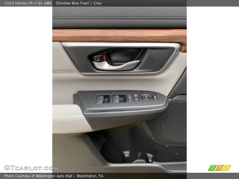 Obsidian Blue Pearl / Gray 2020 Honda CR-V EX AWD