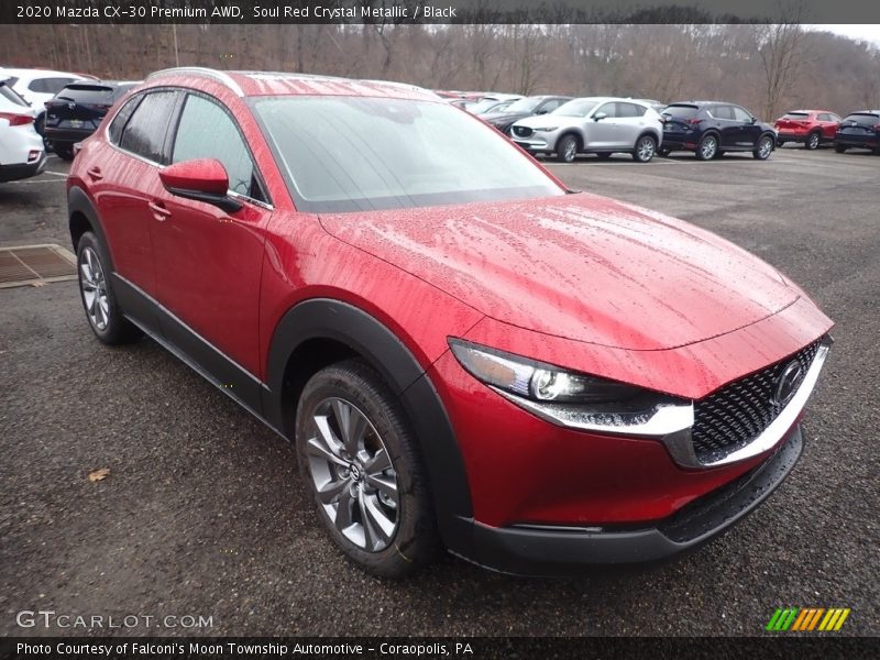 Soul Red Crystal Metallic / Black 2020 Mazda CX-30 Premium AWD