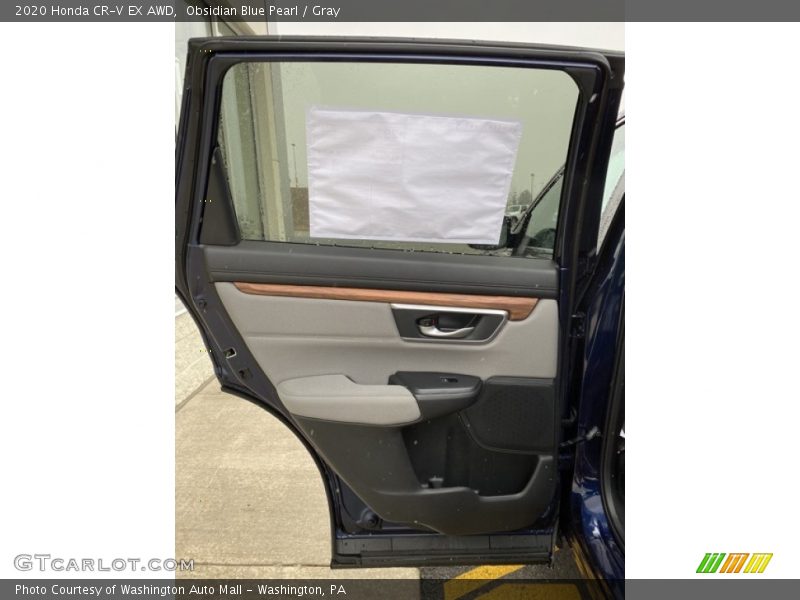 Obsidian Blue Pearl / Gray 2020 Honda CR-V EX AWD