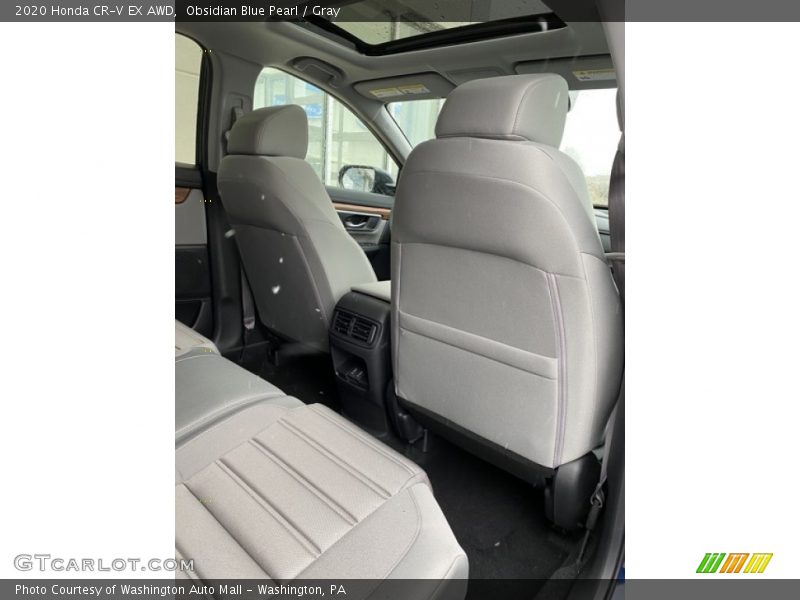 Obsidian Blue Pearl / Gray 2020 Honda CR-V EX AWD