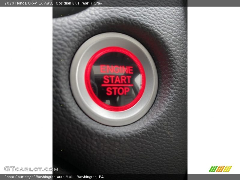 Obsidian Blue Pearl / Gray 2020 Honda CR-V EX AWD