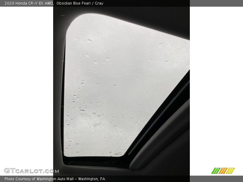 Obsidian Blue Pearl / Gray 2020 Honda CR-V EX AWD