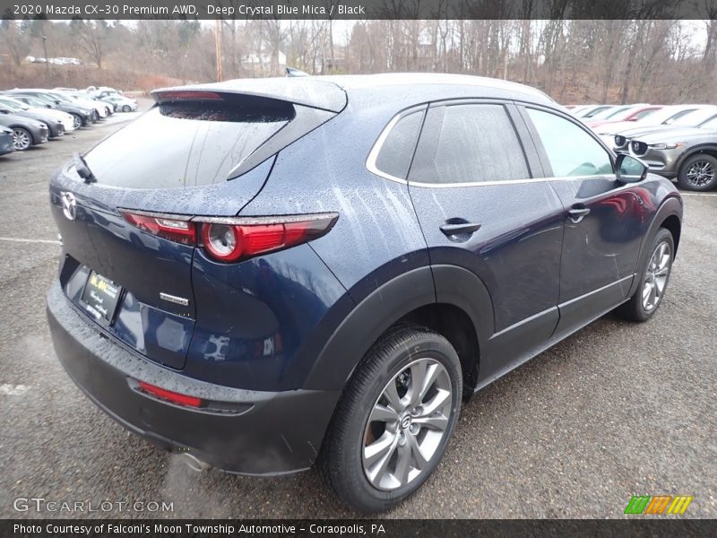 Deep Crystal Blue Mica / Black 2020 Mazda CX-30 Premium AWD
