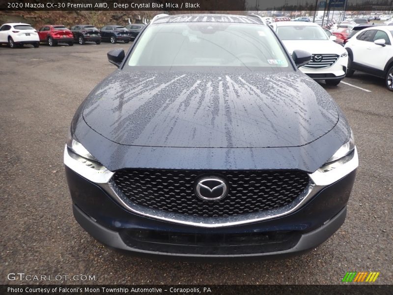 Deep Crystal Blue Mica / Black 2020 Mazda CX-30 Premium AWD
