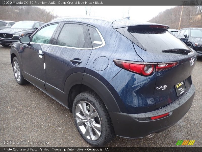 Deep Crystal Blue Mica / Black 2020 Mazda CX-30 Premium AWD