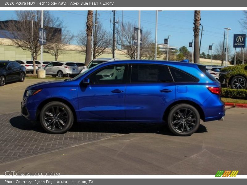 Apex Blue Pearl / Ebony 2020 Acura MDX Technology AWD