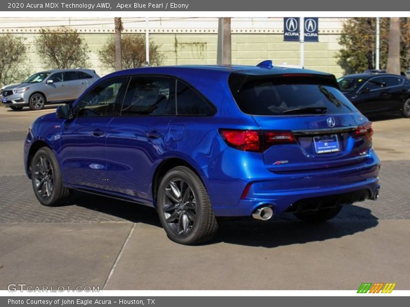 Apex Blue Pearl / Ebony 2020 Acura MDX Technology AWD