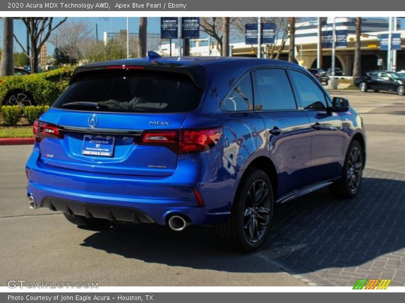 Apex Blue Pearl / Ebony 2020 Acura MDX Technology AWD