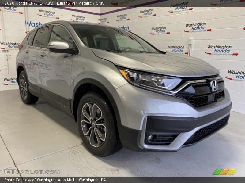 Lunar Silver Metallic / Gray 2020 Honda CR-V EX AWD