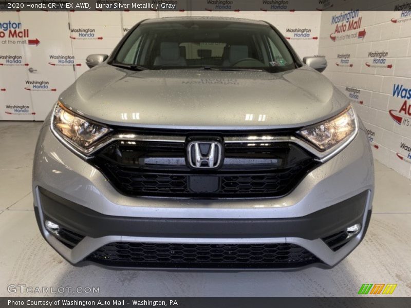 Lunar Silver Metallic / Gray 2020 Honda CR-V EX AWD