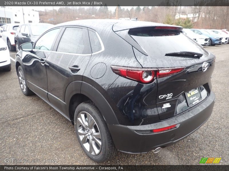 Jet Black Mica / Black 2020 Mazda CX-30 Preferred AWD
