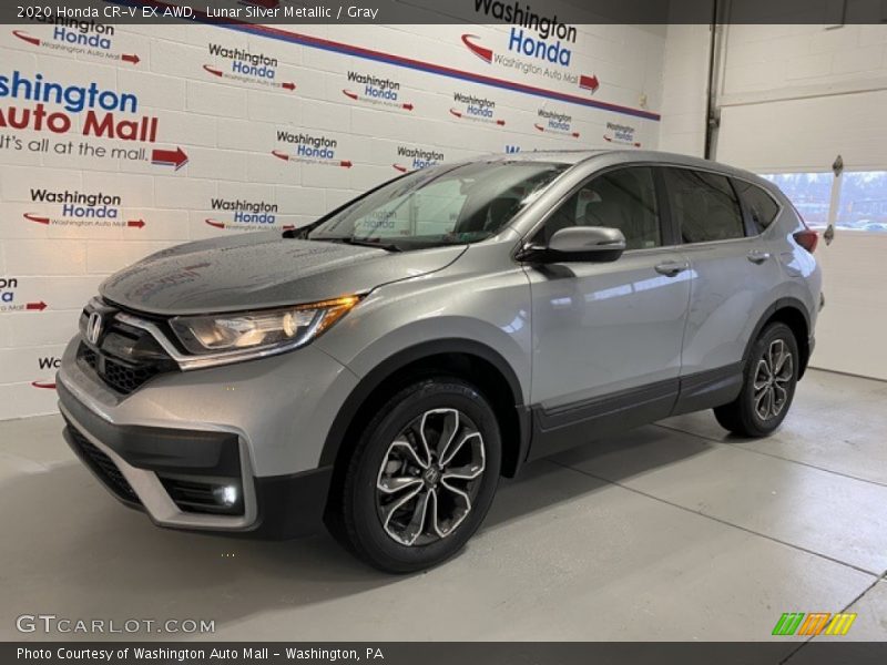 Lunar Silver Metallic / Gray 2020 Honda CR-V EX AWD