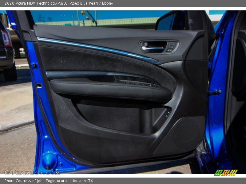 Apex Blue Pearl / Ebony 2020 Acura MDX Technology AWD