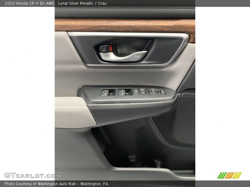 Lunar Silver Metallic / Gray 2020 Honda CR-V EX AWD