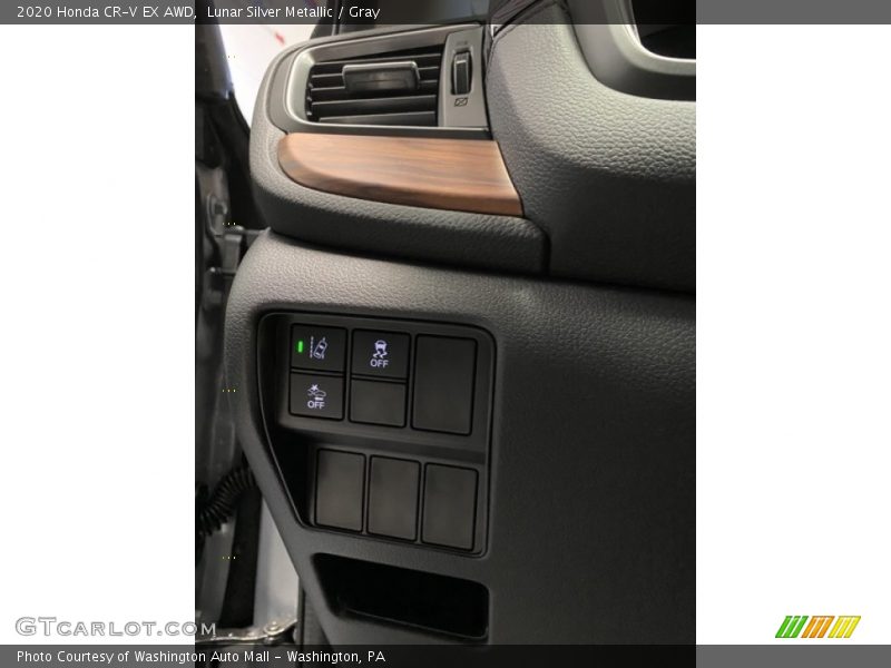 Lunar Silver Metallic / Gray 2020 Honda CR-V EX AWD