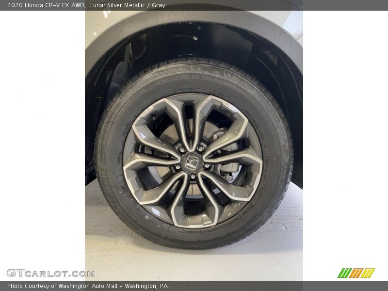 Lunar Silver Metallic / Gray 2020 Honda CR-V EX AWD