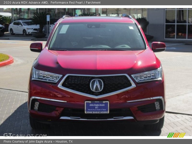 Performance Red Pearl / Parchment 2020 Acura MDX Advance AWD