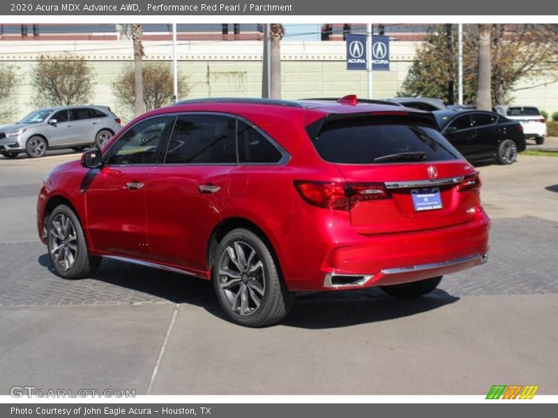Performance Red Pearl / Parchment 2020 Acura MDX Advance AWD