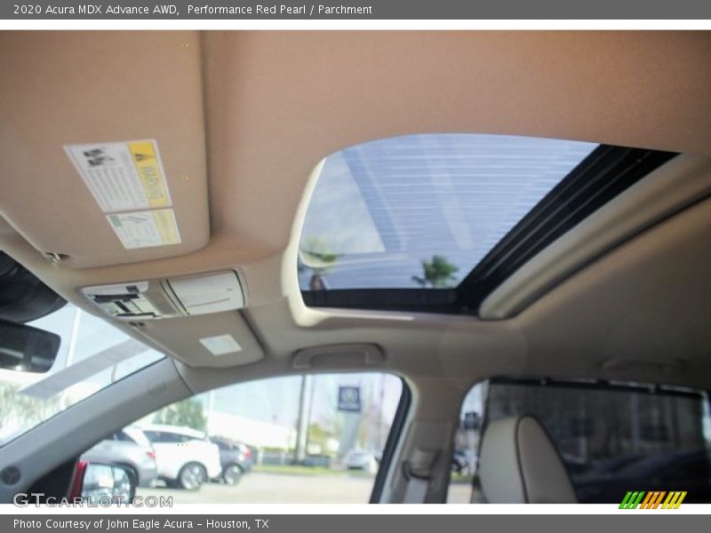 Performance Red Pearl / Parchment 2020 Acura MDX Advance AWD