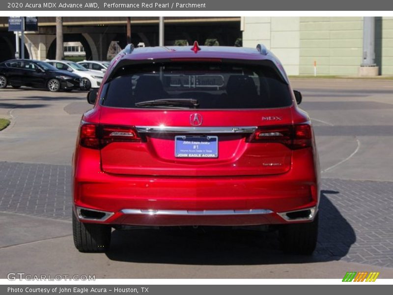 Performance Red Pearl / Parchment 2020 Acura MDX Advance AWD