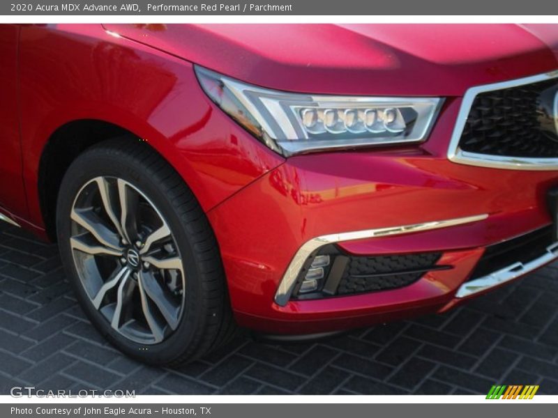 Performance Red Pearl / Parchment 2020 Acura MDX Advance AWD