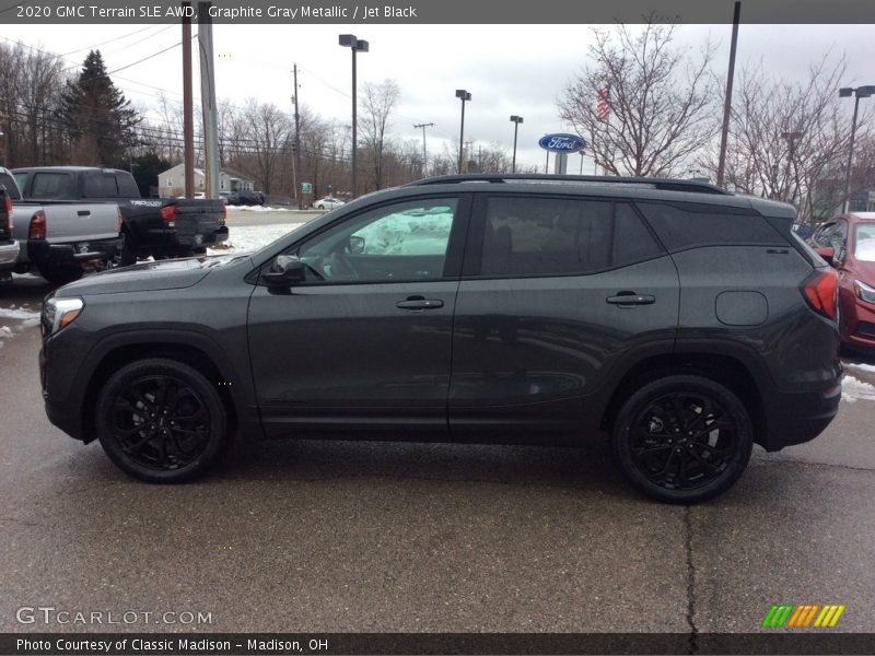 Graphite Gray Metallic / Jet Black 2020 GMC Terrain SLE AWD