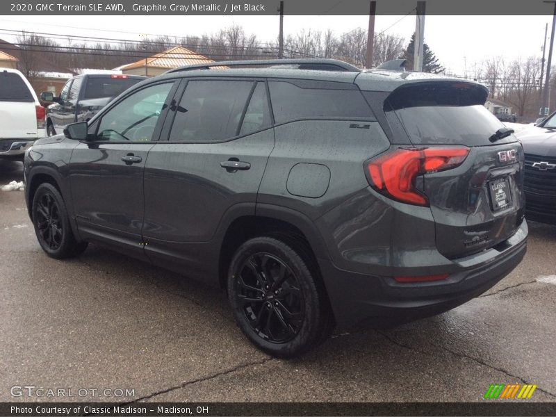 Graphite Gray Metallic / Jet Black 2020 GMC Terrain SLE AWD