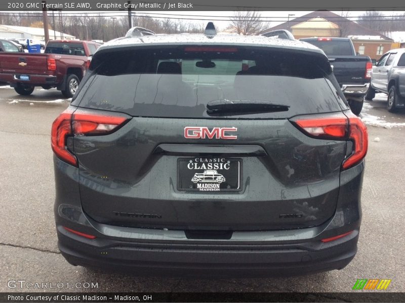 Graphite Gray Metallic / Jet Black 2020 GMC Terrain SLE AWD