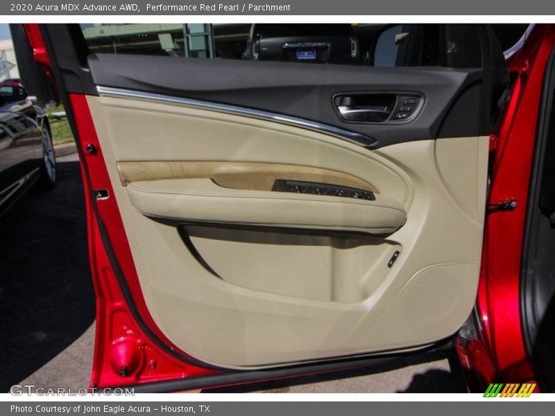 Performance Red Pearl / Parchment 2020 Acura MDX Advance AWD