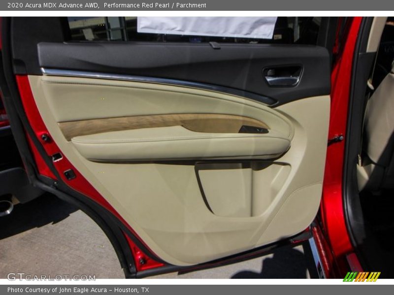 Performance Red Pearl / Parchment 2020 Acura MDX Advance AWD