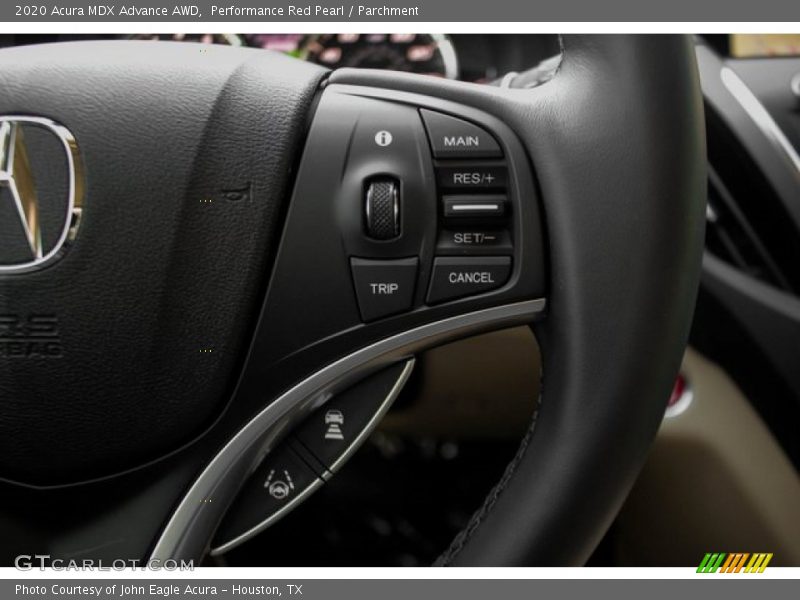 Performance Red Pearl / Parchment 2020 Acura MDX Advance AWD
