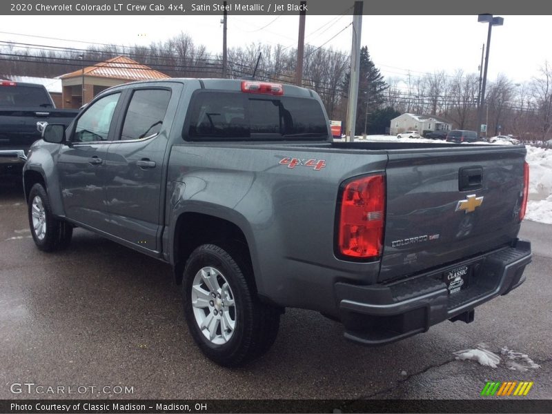 Satin Steel Metallic / Jet Black 2020 Chevrolet Colorado LT Crew Cab 4x4