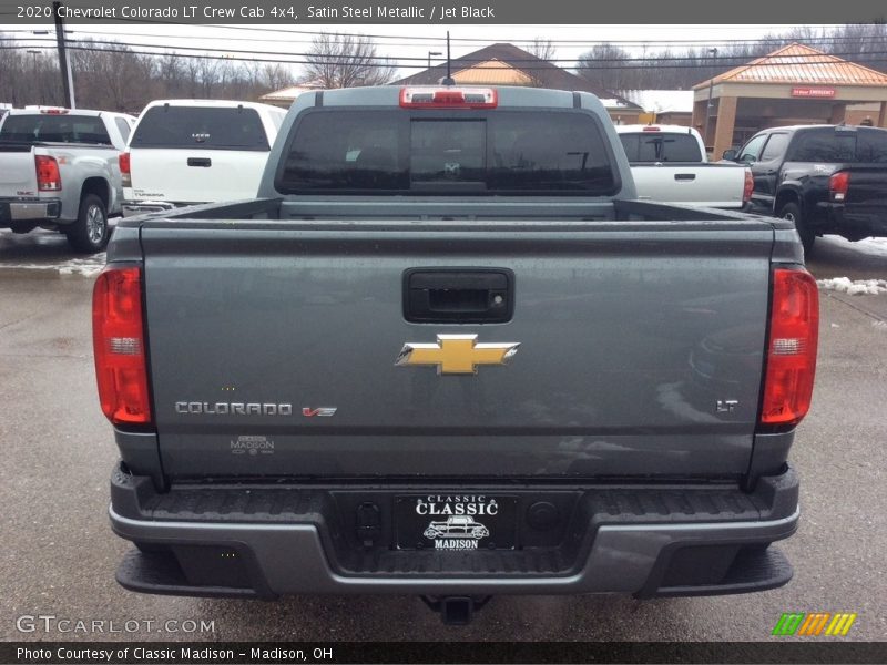 Satin Steel Metallic / Jet Black 2020 Chevrolet Colorado LT Crew Cab 4x4