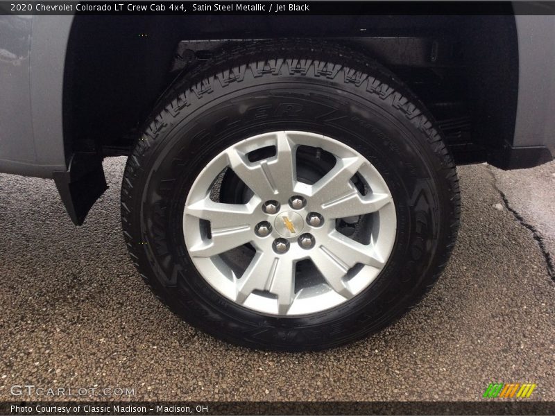 Satin Steel Metallic / Jet Black 2020 Chevrolet Colorado LT Crew Cab 4x4