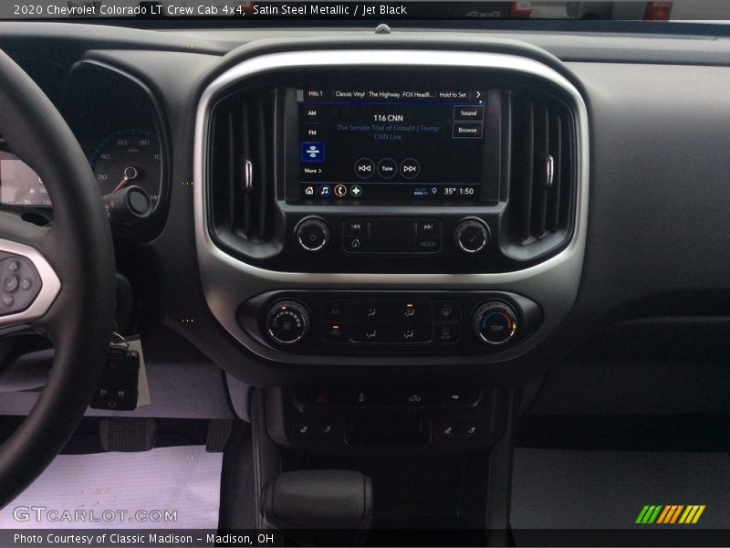 Satin Steel Metallic / Jet Black 2020 Chevrolet Colorado LT Crew Cab 4x4