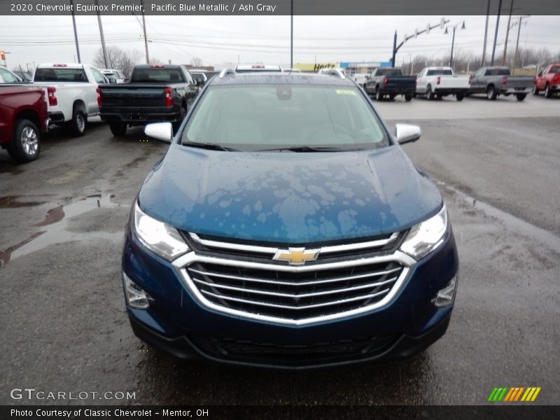 Pacific Blue Metallic / Ash Gray 2020 Chevrolet Equinox Premier