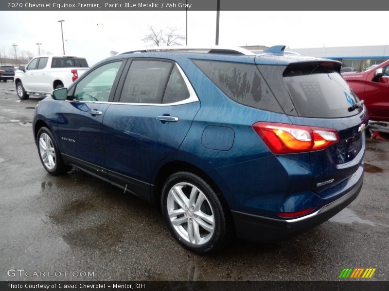 Pacific Blue Metallic / Ash Gray 2020 Chevrolet Equinox Premier