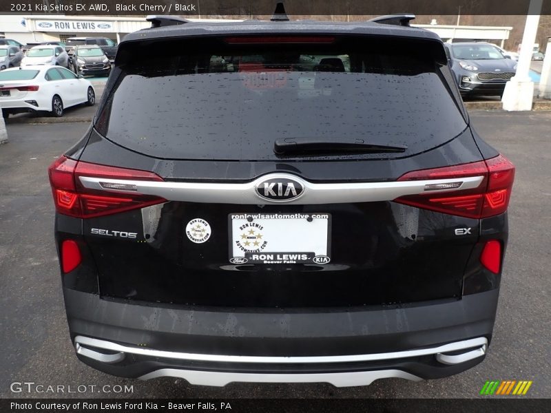 Black Cherry / Black 2021 Kia Seltos EX AWD