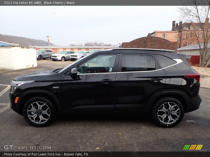  2021 Seltos EX AWD Black Cherry
