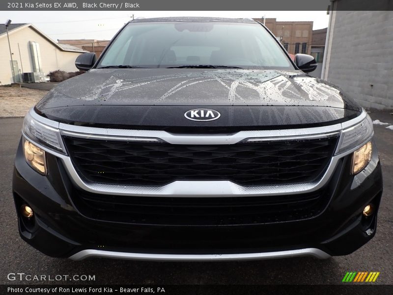 Black Cherry / Black 2021 Kia Seltos EX AWD
