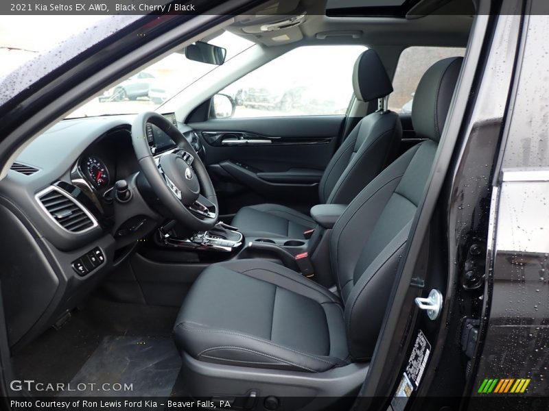 Front Seat of 2021 Seltos EX AWD
