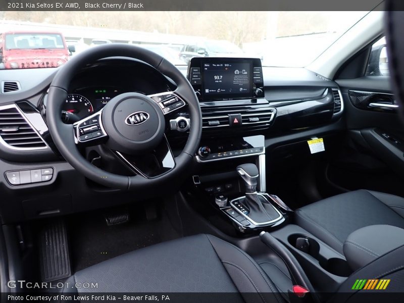  2021 Seltos EX AWD Black Interior