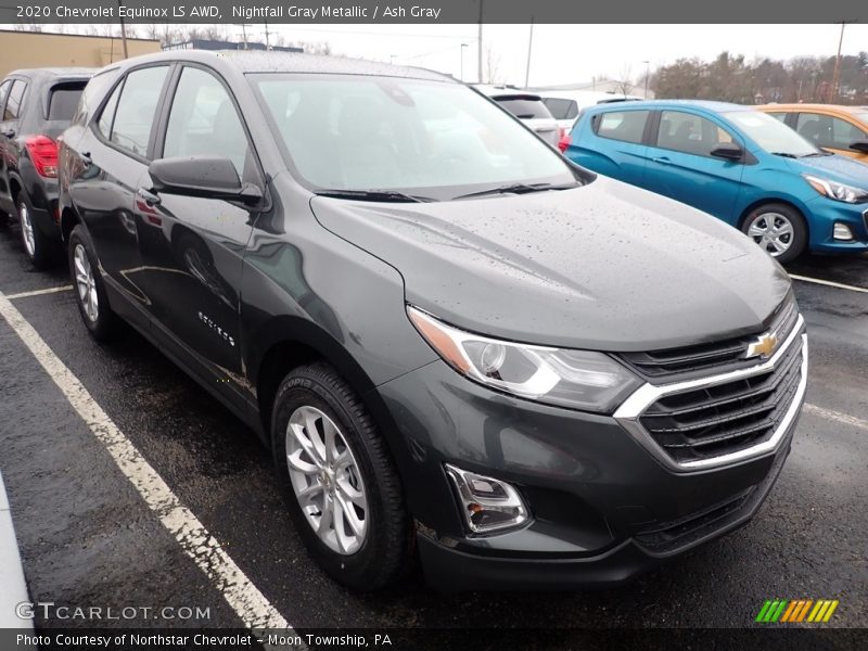 Nightfall Gray Metallic / Ash Gray 2020 Chevrolet Equinox LS AWD