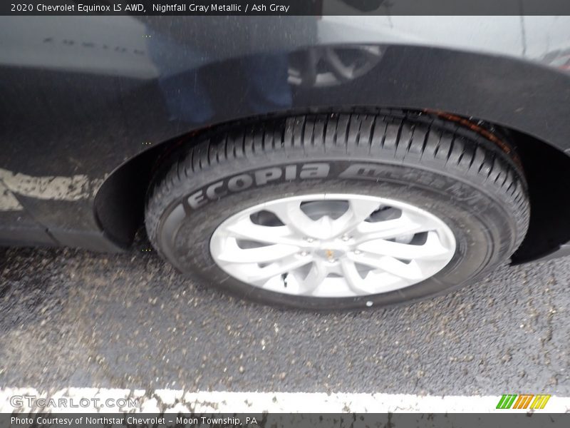 Nightfall Gray Metallic / Ash Gray 2020 Chevrolet Equinox LS AWD