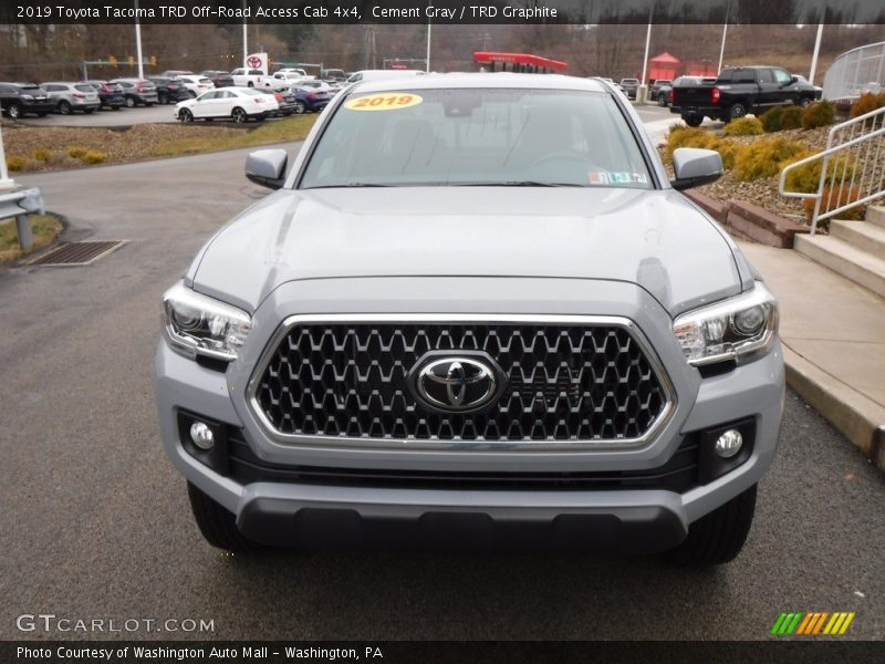 Cement Gray / TRD Graphite 2019 Toyota Tacoma TRD Off-Road Access Cab 4x4