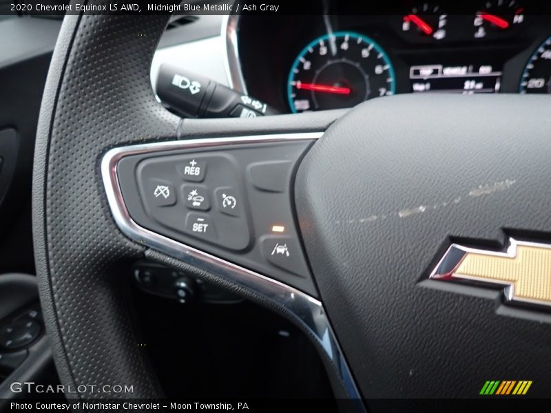 Midnight Blue Metallic / Ash Gray 2020 Chevrolet Equinox LS AWD